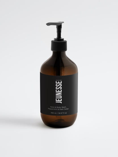 Jeunesse Hand & Body Wash, Peppermint & Dark Cedar